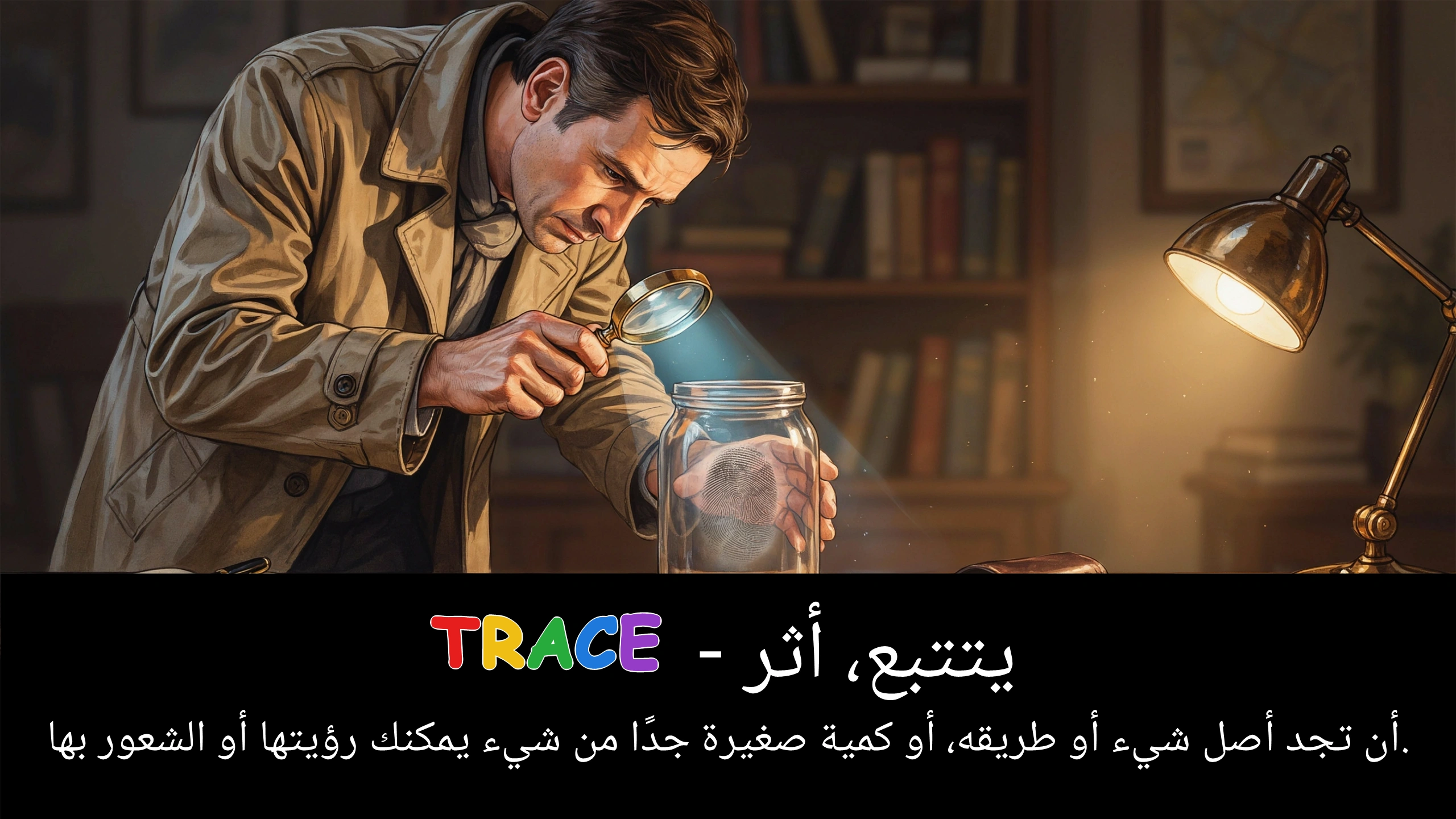 Arabic Illustration for trace